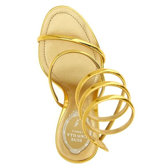 René Caovilla Women\'s Cleo Metallic Sandals